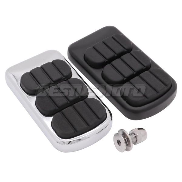 motorcycle brake pedal cover rubber pad for street electra tour road glides road kings fl softail dyna switchback models